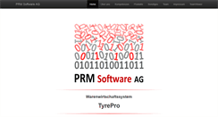 Desktop Screenshot of prm-ag.de