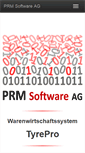 Mobile Screenshot of prm-ag.de