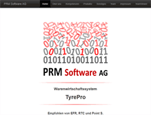 Tablet Screenshot of prm-ag.de